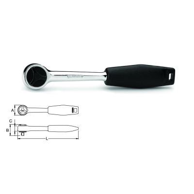 GRZECHOTKA 3/8 200MM PRZEŁĄCZNIK OBROTOWY [K]