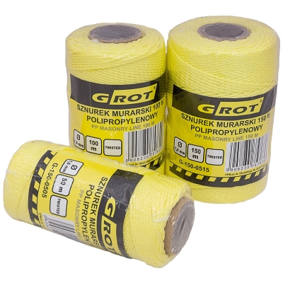 SZNUREK MURARSKI POLIPROPYLENOWY 1.6MM 100M