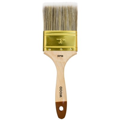 PĘDZEL ANGIELSKI PŁASKI WOOD 50MM - 2'