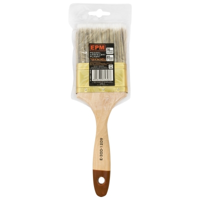 PĘDZEL ANGIELSKI PŁASKI WOOD 50MM - 2'