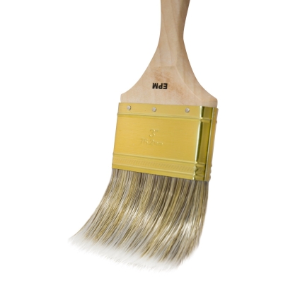 PĘDZEL ANGIELSKI PŁASKI WOOD 50MM - 2'