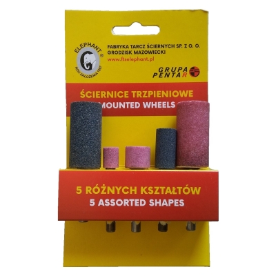ZESTAW ŚCIERNIC TRZPIENIOWYCH 6MM