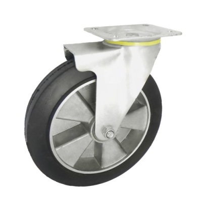 KOŁO ALUMINIUM-GUMA 250MM OBUDOWA SKRĘTNA WZMOCNIONA A92GW