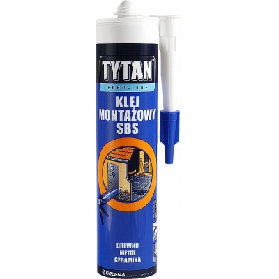KLEJ MONTAŻOWY 280ML TYTAN EURO-LINE SBS