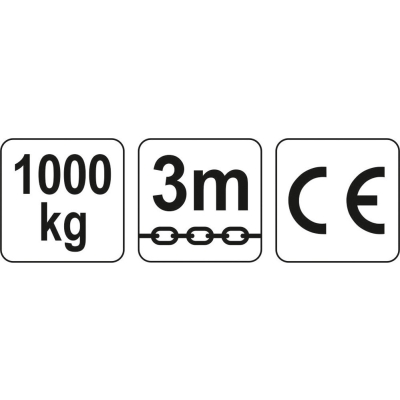 WCIĄGNIK ŁAŃCUCHOWY 1.0T
