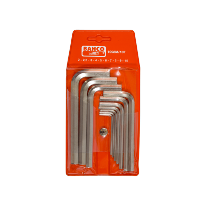 ZESTAW KLUCZY IMBUSOWYCH 10CZ. 2-10 MM