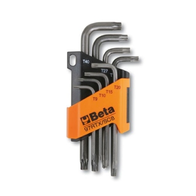 KOMPLET 8 KLUCZY TRZPIENIOWYCH TAMPER RESIT TORX