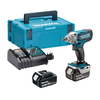 KLUCZ UDAROWY AKUMULATOROWY 1/2'' 190NM 18V 2*3.0AH+NASADKI