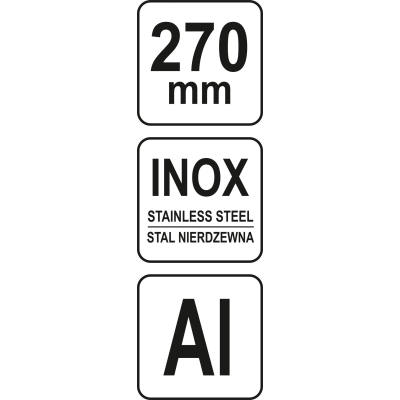 EKIERKA METALOWA 270MM