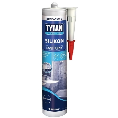 SILIKON SANITARNY EURO-LINE 280ML BIAŁY