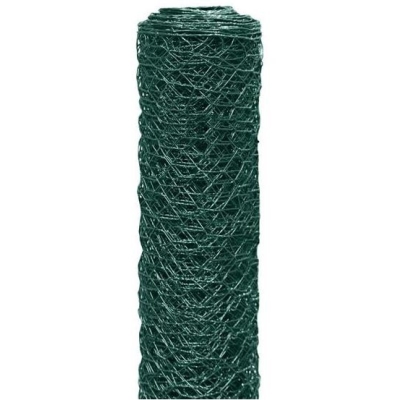 SIATKA HEKSAGONALNA W PCV DRUT 0.8MM 100CM*25MB OCZKO 13MM