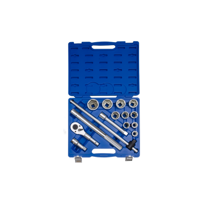 ZESTAW NASADEK 3/4'' 14 CZĘŚCI KRÓTKIE 6-KĄT. 22-50MM +ACC