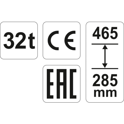 PODNOŚNIK HYDRAULICZNY SŁUPKOWY 32T