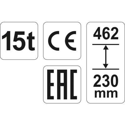 PODNOŚNIK HYDRAULICZNY SŁUPKOWY 15T