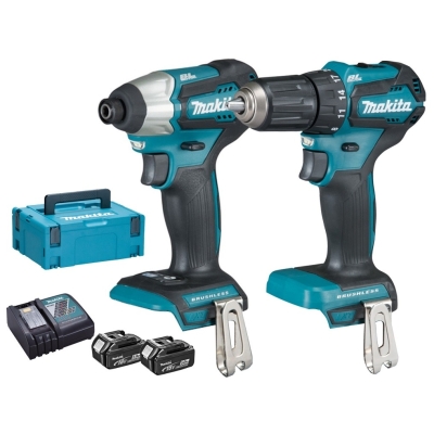 ZESTAW COMBO LI-LON 18V DTD155+DDF483 2*5.0AH MAKPAC