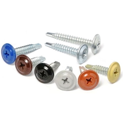 WKRĘT SAMOWIERTNY MONTAŻOWY 4.2*25MM RAL 9006