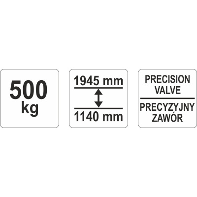PODNOŚNIK SKRZYNI BIEGÓW 0.5T