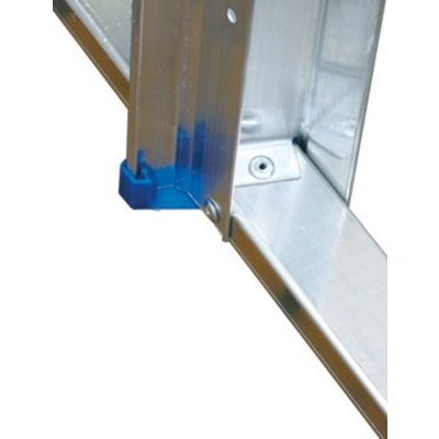 DRABINA ALUMINIOWA DWUSTRONNA 90CM 3 STOPNIE + PODEST