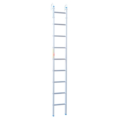DRABINA ALUMINIOWA OPIERALNA Z HAKIEM 265CM