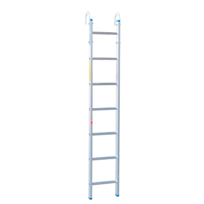 DRABINA ALUMINIOWA OPIERALNA Z HAKIEM 200CM