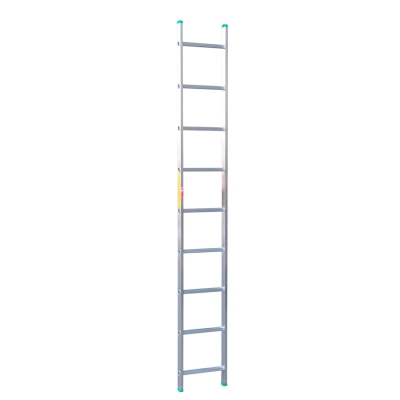 DRABINA ALUMINIOWA OPIERALNA 252CM 9 SZCZEBLI