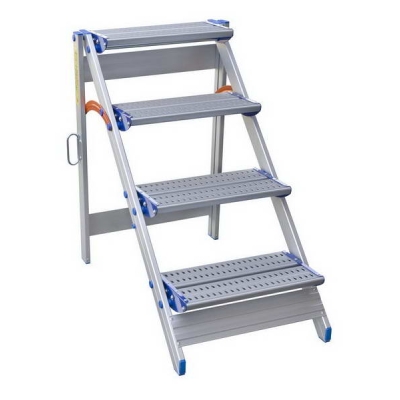 SCHODKI SKŁADANE 93CM 4 STOPNIE