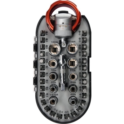 ZESTAW KOŃCÓWEK ŚRUBOKRĘTOWYCH I NASADEK 40 SZT.