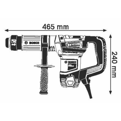 MŁOT UDAROWY KUJĄCY SDS-MAX GSH 5 1100W