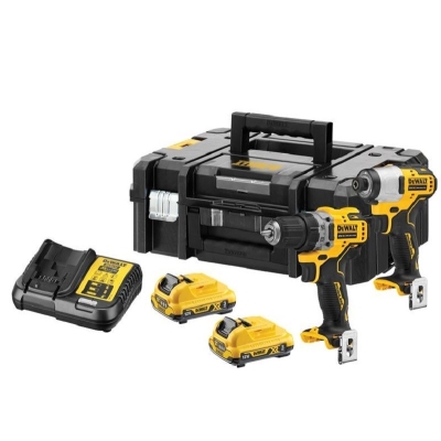 ZESTAW XR 12V DCD701 + DCF801 2*3.0 AH