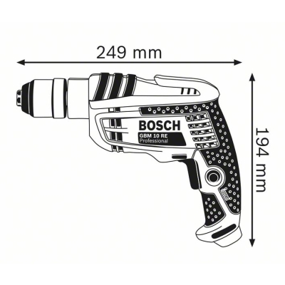WIERTARKA 600W GBM 10 RE