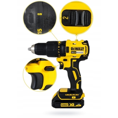 WIERTARKO-WKRĘTARKA AKUMULATOROWA XR 18V 2*1.5AH LI