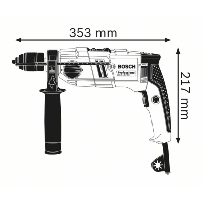 WIERTARKA UDAROWA GSB 18-2RE 800W - ZUW