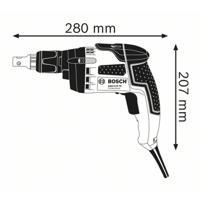 WKRĘTARKA GSR 6-25TE 701W 20NM 1/4'' 0-2500OBR/MIN