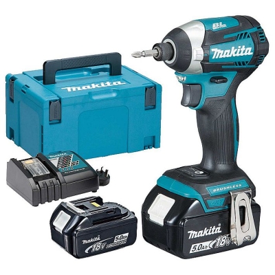 WKRĘTARKA UDAROWA AKUMULATOROWA 1/4'' 2*5.0AH 18V