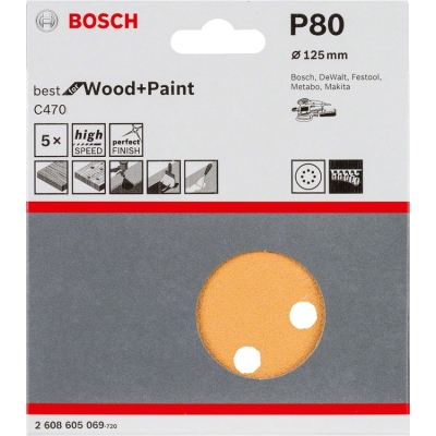 KRĄŻEK ŚCIERNY RW D125 G80 5PC.