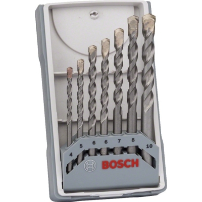 ZESTAW WIERTEŁ DO BETONU CYL-3  7 PCS