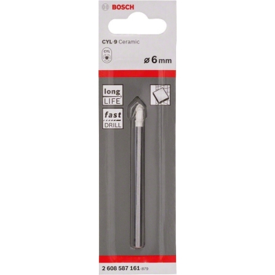WIERTŁO DO SZKŁA I CERAMIKI CYL-9 SOFTCERAMIC 6*80MM