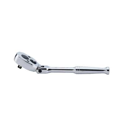 GRZECHOTKA 1/4'' ŁAMANA 24ZĘBY 150MM UCHWYT POLEROWANY