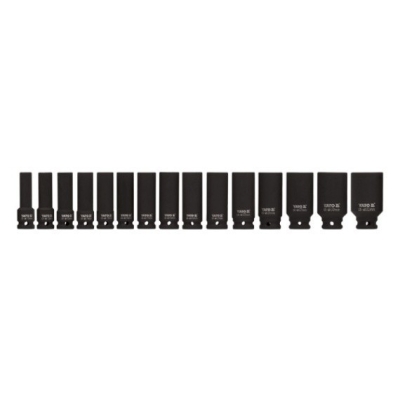 KOMPLET NASADEK UDAROWYCH 1/2'' DŁUGICH 15-SZTUKOWY
