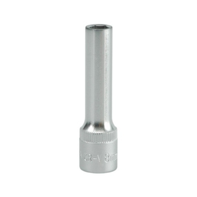 NASADKA DŁUGA 6-KĄTNA CHROMOWANA 3/8'' 8MM