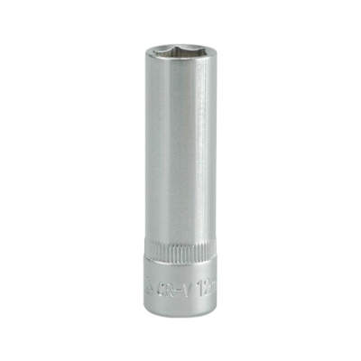 NASADKA DŁUGA 6-KĄTNA CHROMOWANA 3/8'' 12MM