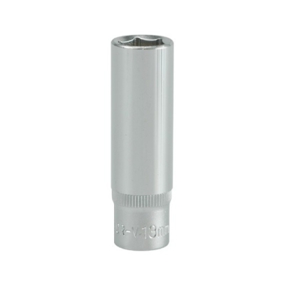 NASADKA DŁUGA 6-KĄTNA CHROMOWANA 3/8'' 13MM