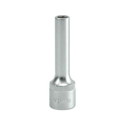 NASADKA DŁUGA 6-KĄTNA CHROMOWANA 1/2'' 8MM