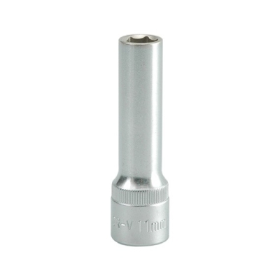 NASADKA DŁUGA 6-KĄTNA CHROMOWANA 1/2'' 11MM