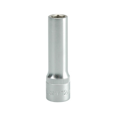 NASADKA DŁUGA 6-KĄTNA CHROMOWANA 1/2'' 12MM