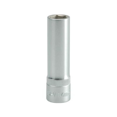 NASADKA DŁUGA 6-KĄTNA CHROMOWANA 1/2'' 14MM