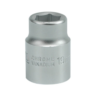 NASADKA KRÓTKA CHROMOWANA 6-KĄTNA 3/4'' 19MM