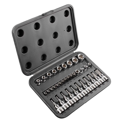 BIT, GROT, KOŃCÓWKA TORX 3/8 ZESTAW 34SZT