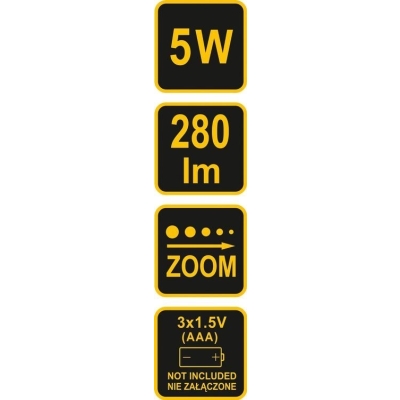 LATARKA 5W 280LM