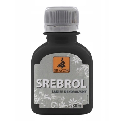 LAKIER DEKORACYJNY SREBROL 80ML